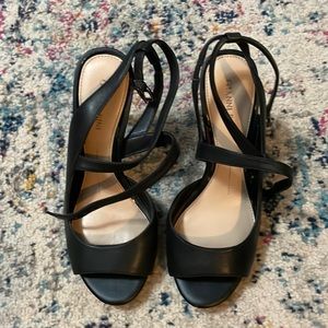 Black Strapped Sandals